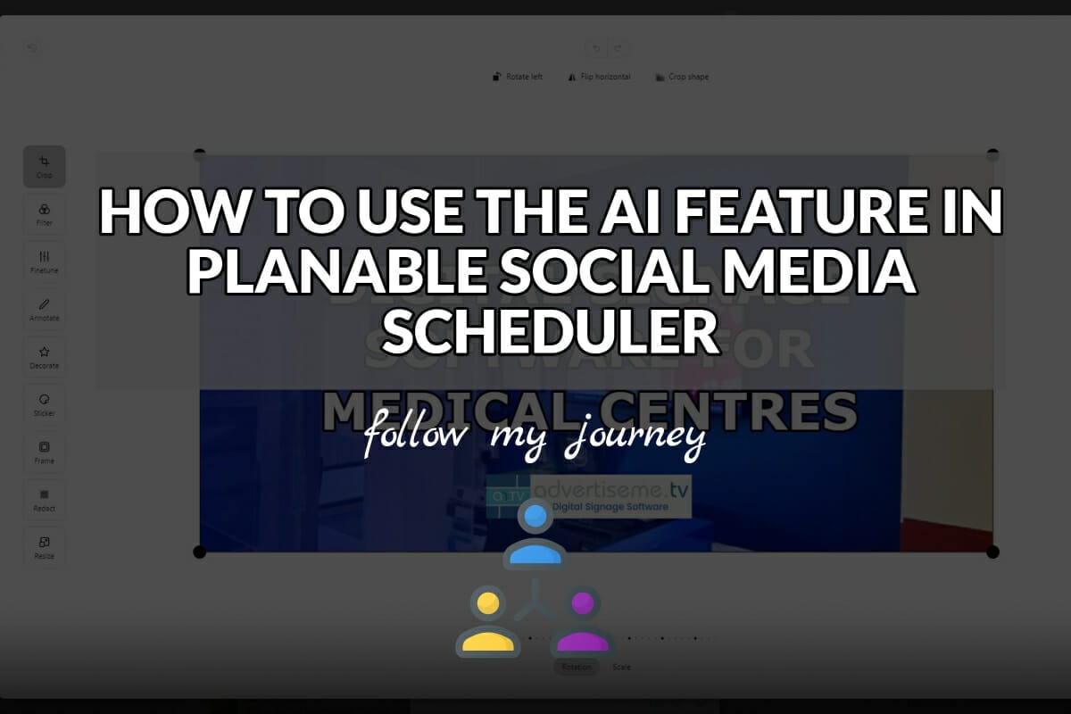 The Simple Entrepreneur HOW TO USE THE AI FEATURE IN PLANABLE SOCIAL MEDIA SCHEDULER header