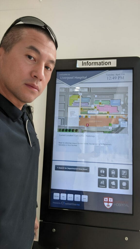 The Simple Entrepreneur Hospital Wayfinding Solutions selfie wayfinding kiosk