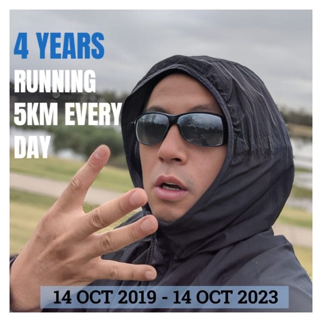 4 YEARS RUNNING 5KM EVERY DAY