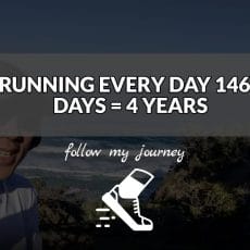 The Simple Entrepreneur RUNNING EVERY DAY 1460 DAYS 4 YEARS