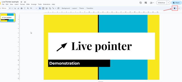 The Simple Entrepreneur TESTING THE GOOGLE SLIDE NEW FEATURE LIVE POINTERS live pointer icon