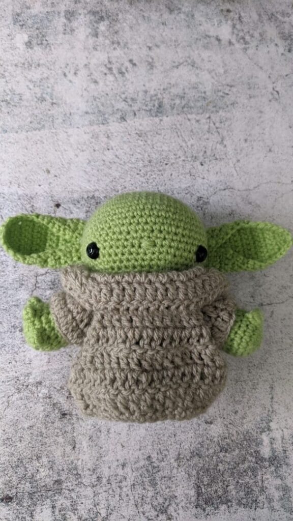 The Simple Entrepreneur Yoda crochet 1