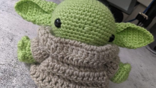The Simple Entrepreneur Yoda crochet 11