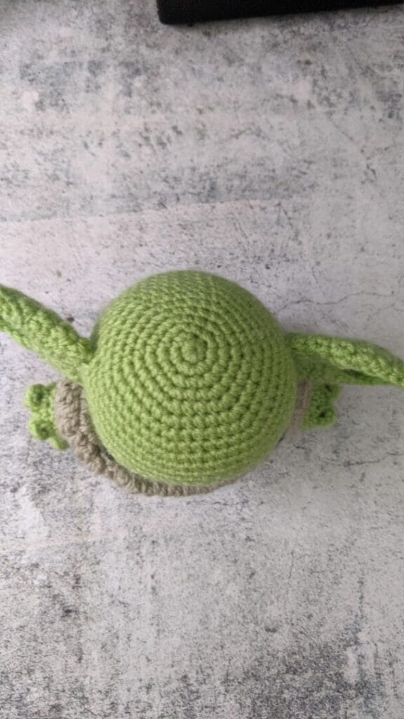 The Simple Entrepreneur Yoda crochet 3