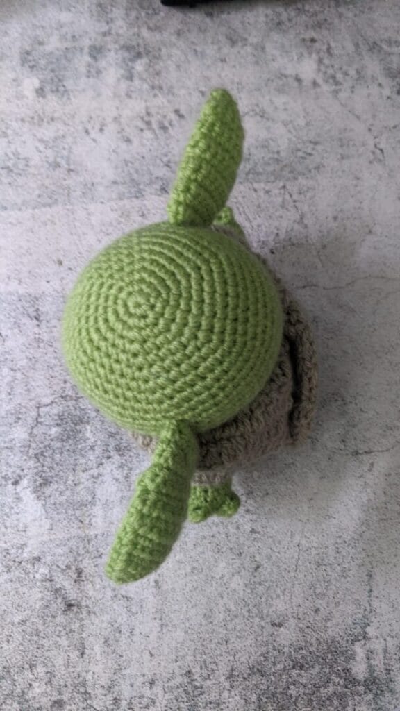 The Simple Entrepreneur Yoda crochet 4