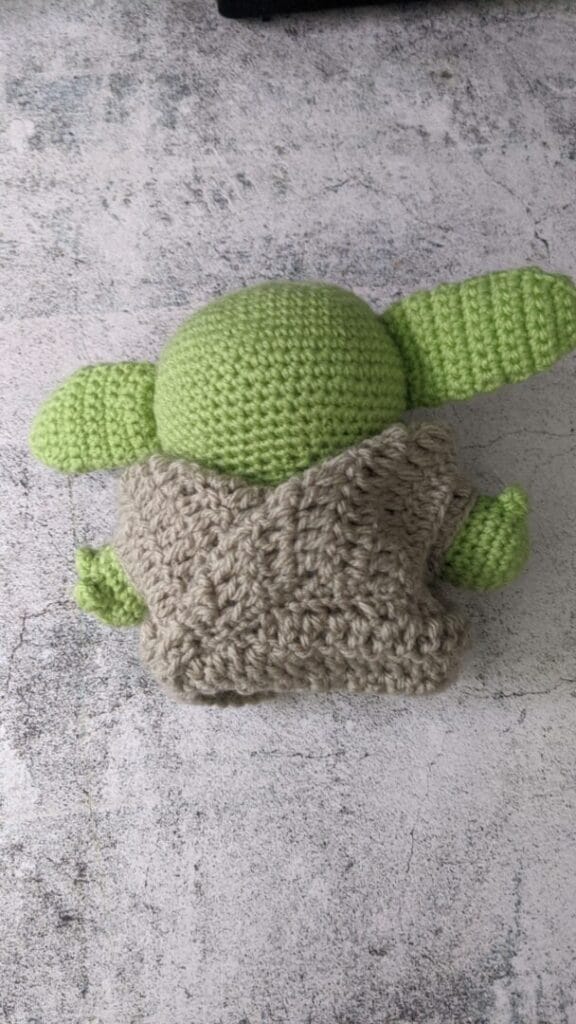 The Simple Entrepreneur Yoda crochet 5