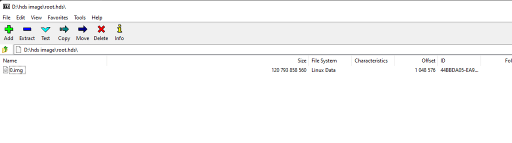 HOW TO EXTRACT FILES FROM A HDS IMAGE root dd file 7zip file explorer 0img