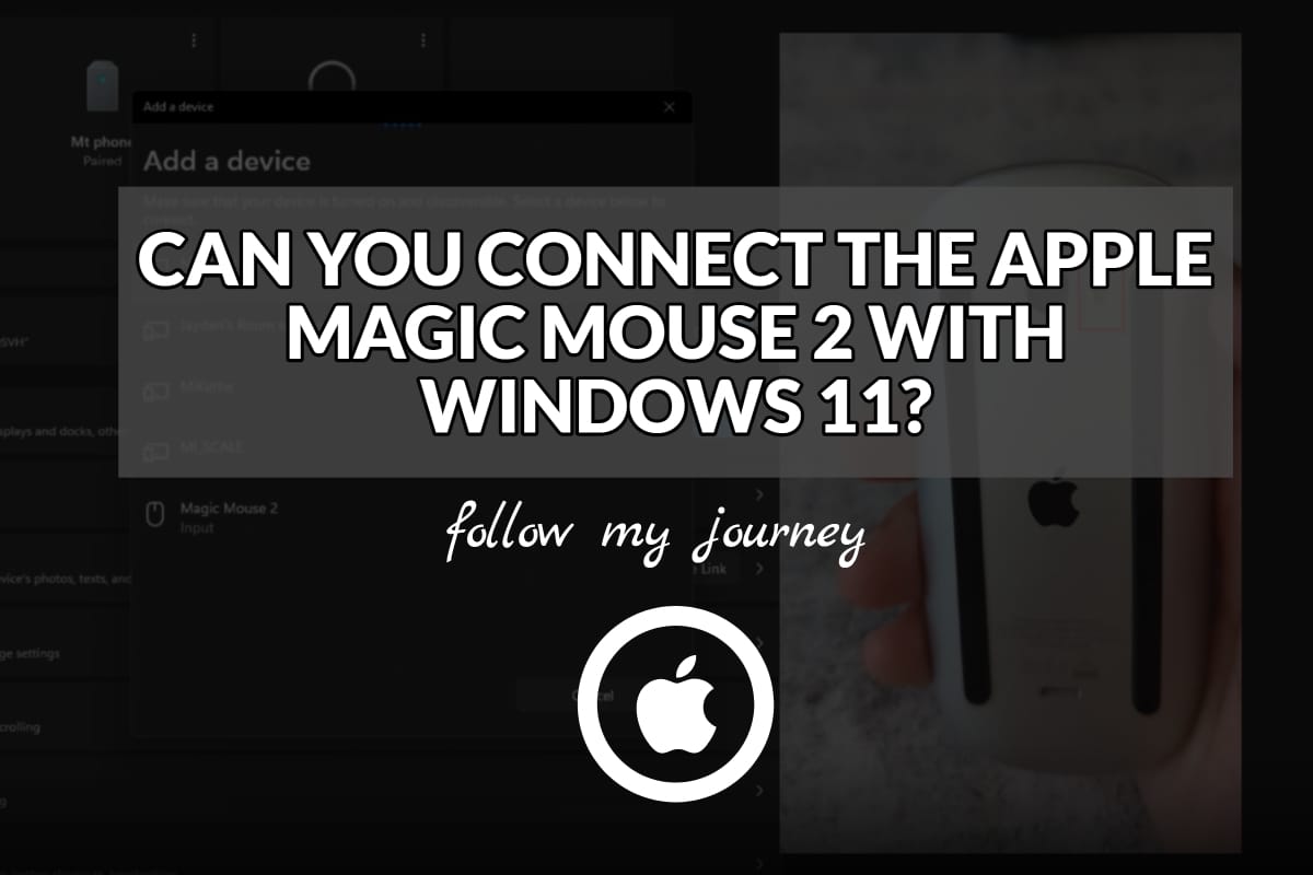 The Simple Entrepreneur CAN YOU CONNECT THE APPLE MAGIC MOUSE 2 WITH WINDOWS 11 header