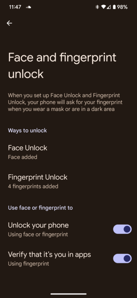 The Simple Entrepreneur HOW TO ADD MULTIPLE FINGERPRINTS IN ANDROID Face and Fingerprint unlock