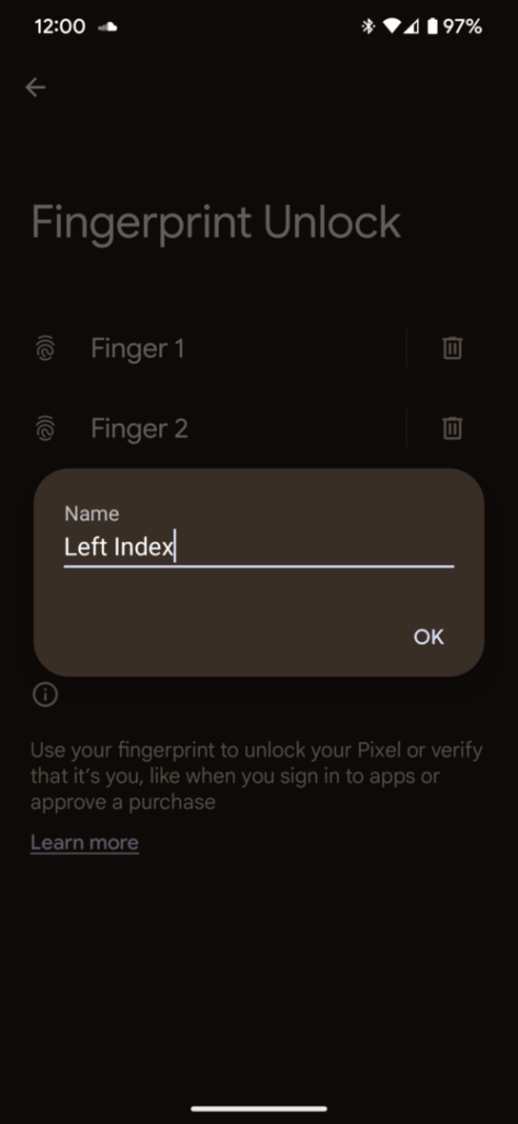 The Simple Entrepreneur HOW TO ADD MULTIPLE FINGERPRINTS IN ANDROID Fingerprint Name