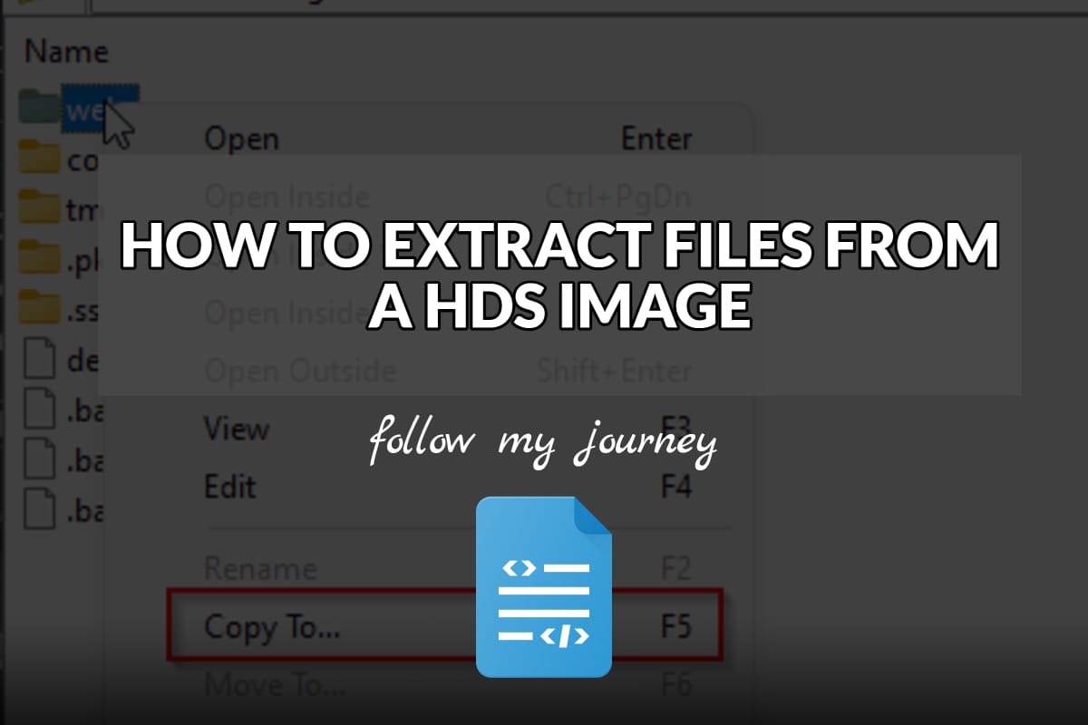 The Simple Entrepreneur HOW TO EXTRACT FILES FROM A HDS IMAGE
