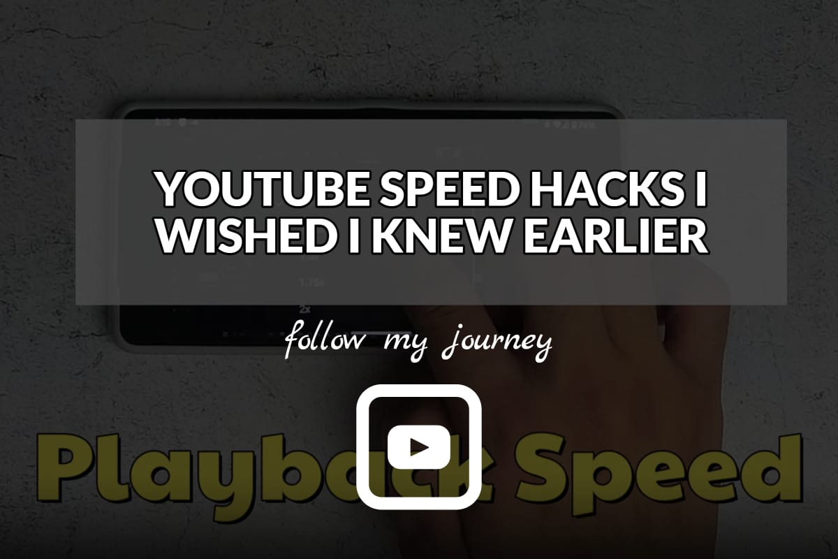 The Simple Entrepreneur YOUTUBE SPEED HACKS I WISHED I KNEW EARLIER header