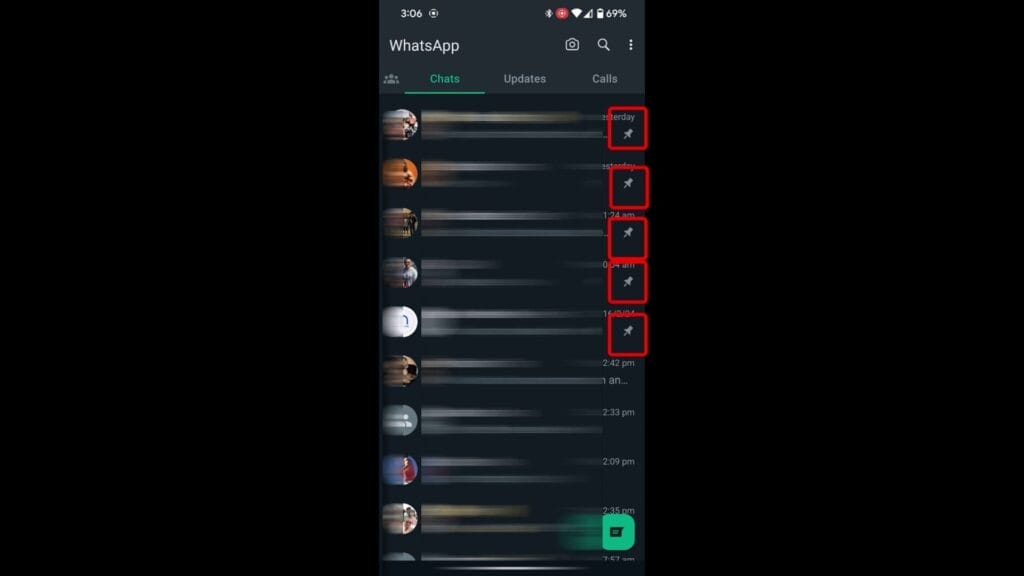 HOW TO PIN MORE THAN 3 CHATS ON WHATSAPP 5 pinned chats