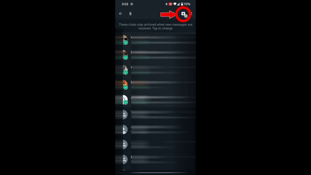 HOW TO PIN MORE THAN 3 CHATS ON WHATSAPP steps 1
