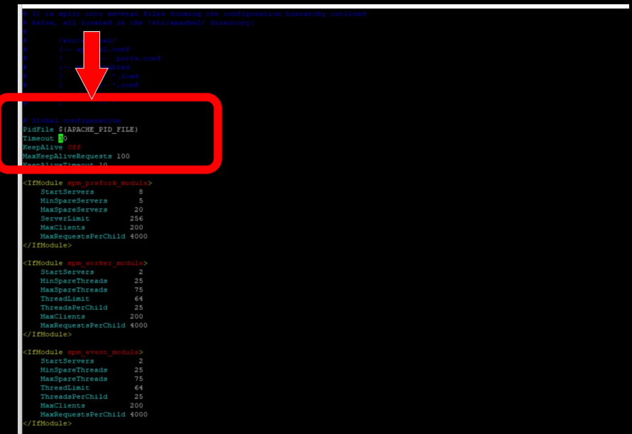 The Simple Entrepreneur Gateway Timeout SSH edit apache2