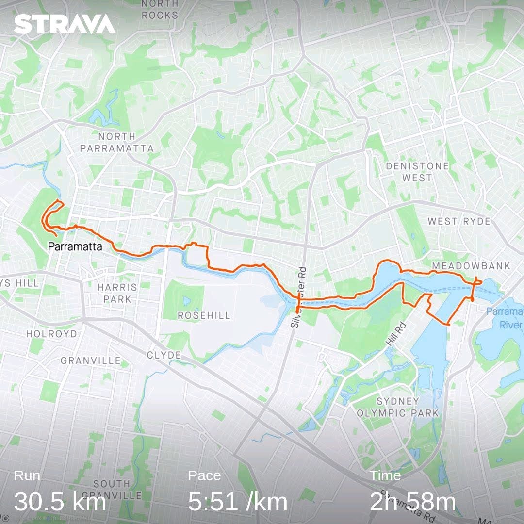 MY LONGEST RUN 30 KM