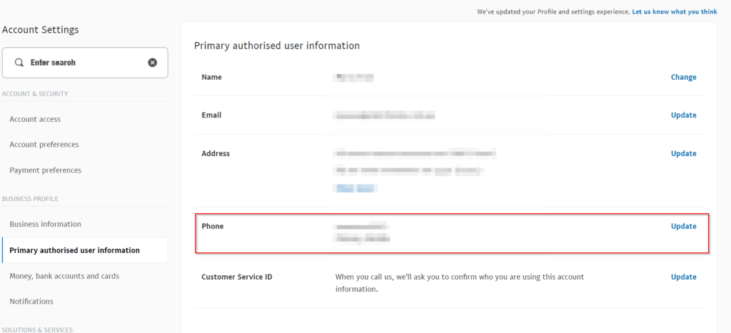 PAYPAL BUSINESS ACCOUNT HACKED AND UNAUTHORISED TRANSACTIONS HOW TO SOLVE Account Settings PayPal phone