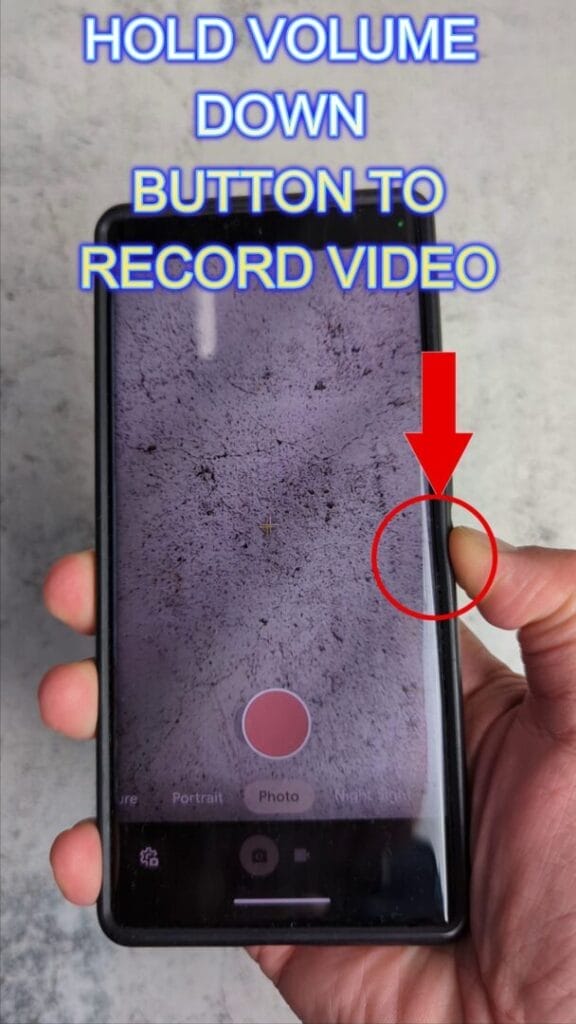 TIP TO EASILY TAKE VIDEOS ON PIXEL PHONE hold volume down