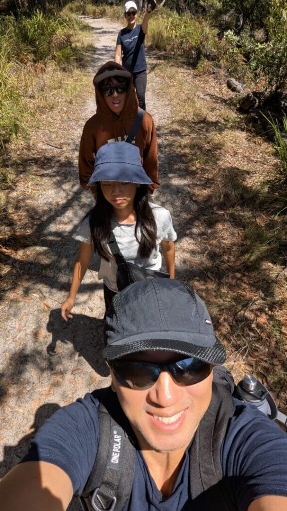 Spending Time With Family Bushwalking