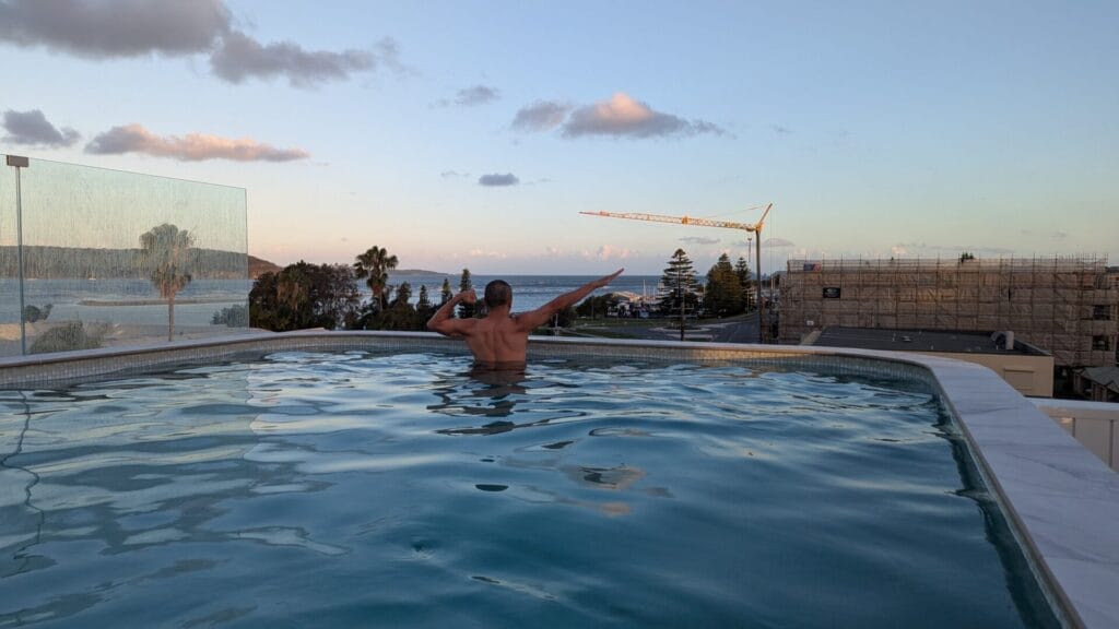 The Simple Entrepreneur Pool Pose