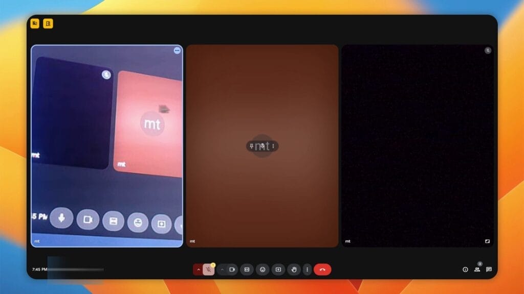 HOW TO CHANGE GOOGLE MEET PORTRAIT TILES TO LANDSCAPE (2)
