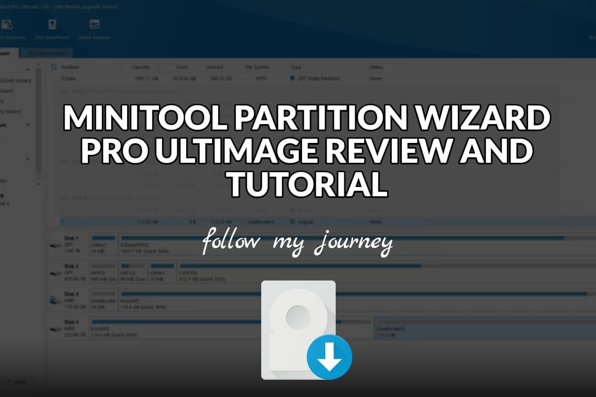 MINITOOL PARTITION WIZARD PRO ULTIMAGE REVIEW AND TUTORIAL