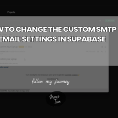 HOW TO CHANGE THE CUSTOM SMTP EMAIL SETTINGS IN SU header