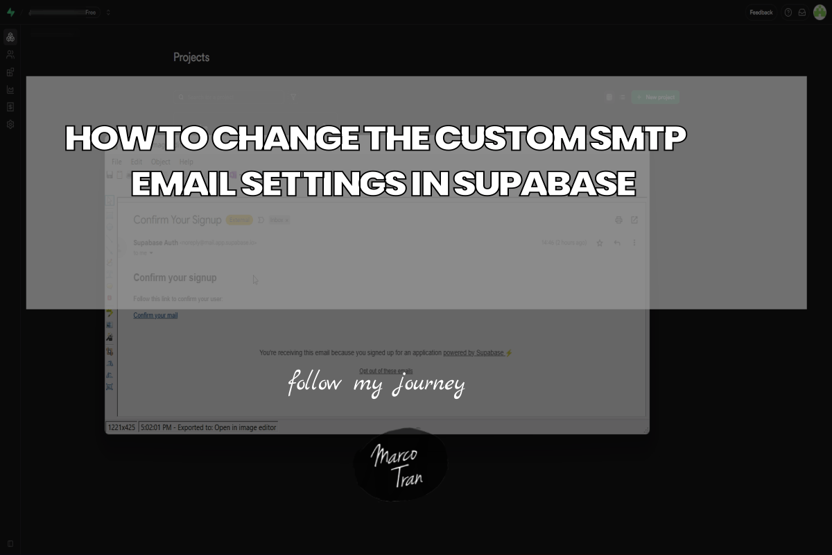 HOW TO CHANGE THE CUSTOM SMTP EMAIL SETTINGS IN SU header