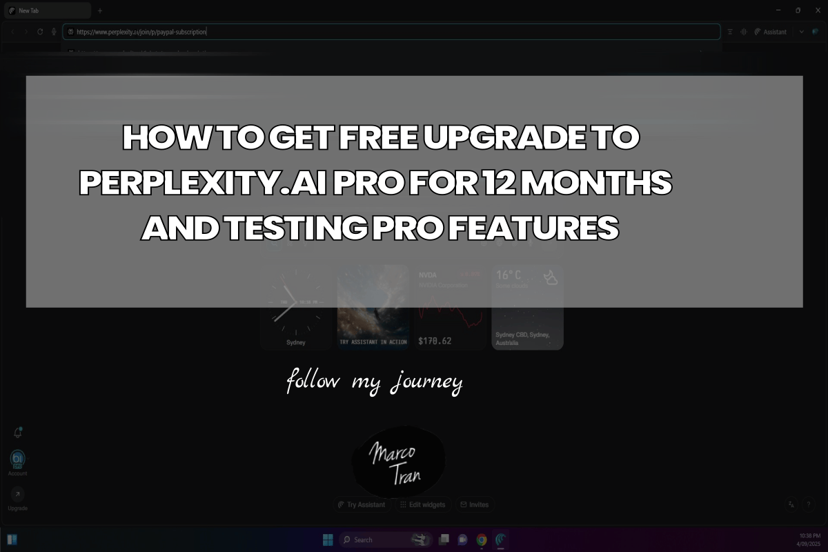 HOW TO GET FREE UPGRADE TO PERPLEXITY.AI PRO FOR 1 header