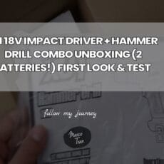 XU1 18V IMPACT DRIVER HAMMER DRILL COMBO UNBOXIN header