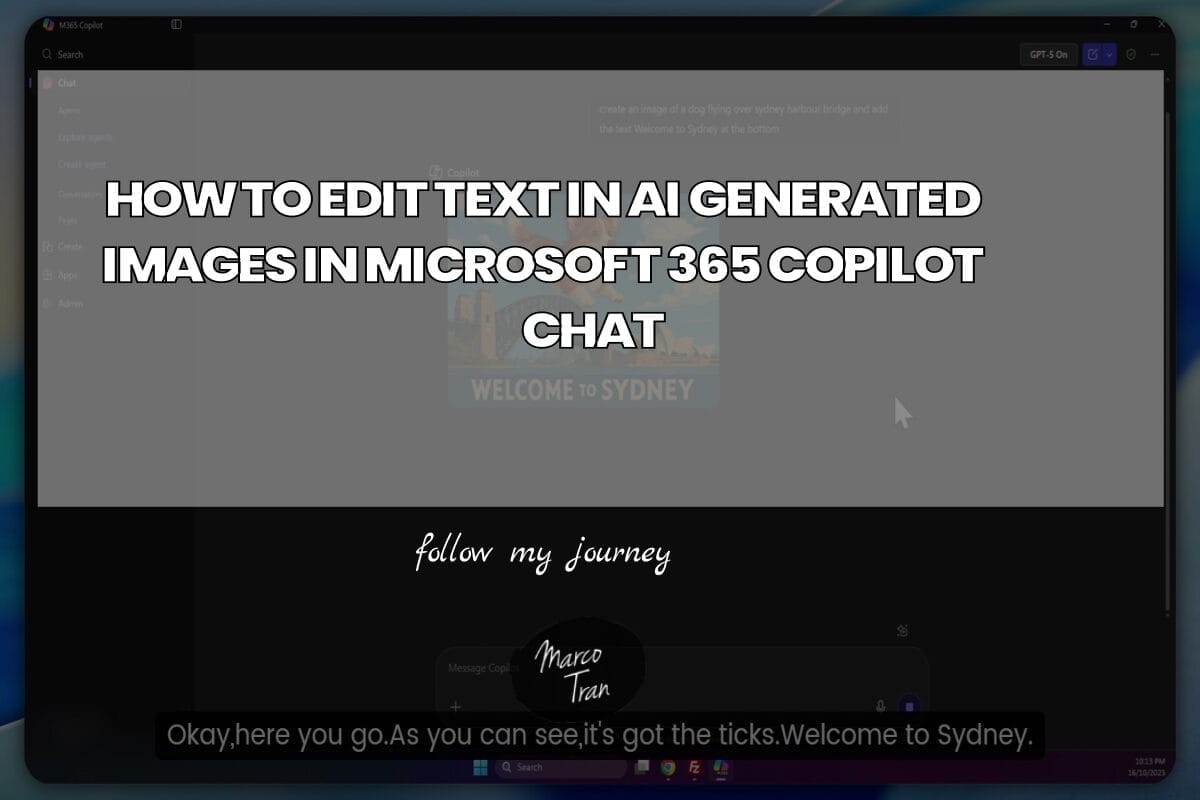 HOW TO EDIT TEXT IN AI GENERATED IMAGES IN MICROSO header
