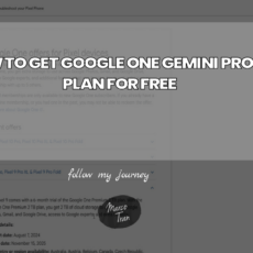 HOW TO GET GOOGLE ONE GEMINI PRO PLAN FOR FREE header