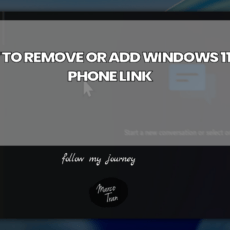 HOW TO REMOVE OR ADD WINDOWS 11 PHONE LINK header 1