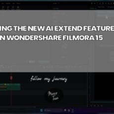 TESTING THE NEW AI EXTEND FEATURE IN WONDERSHARE F header