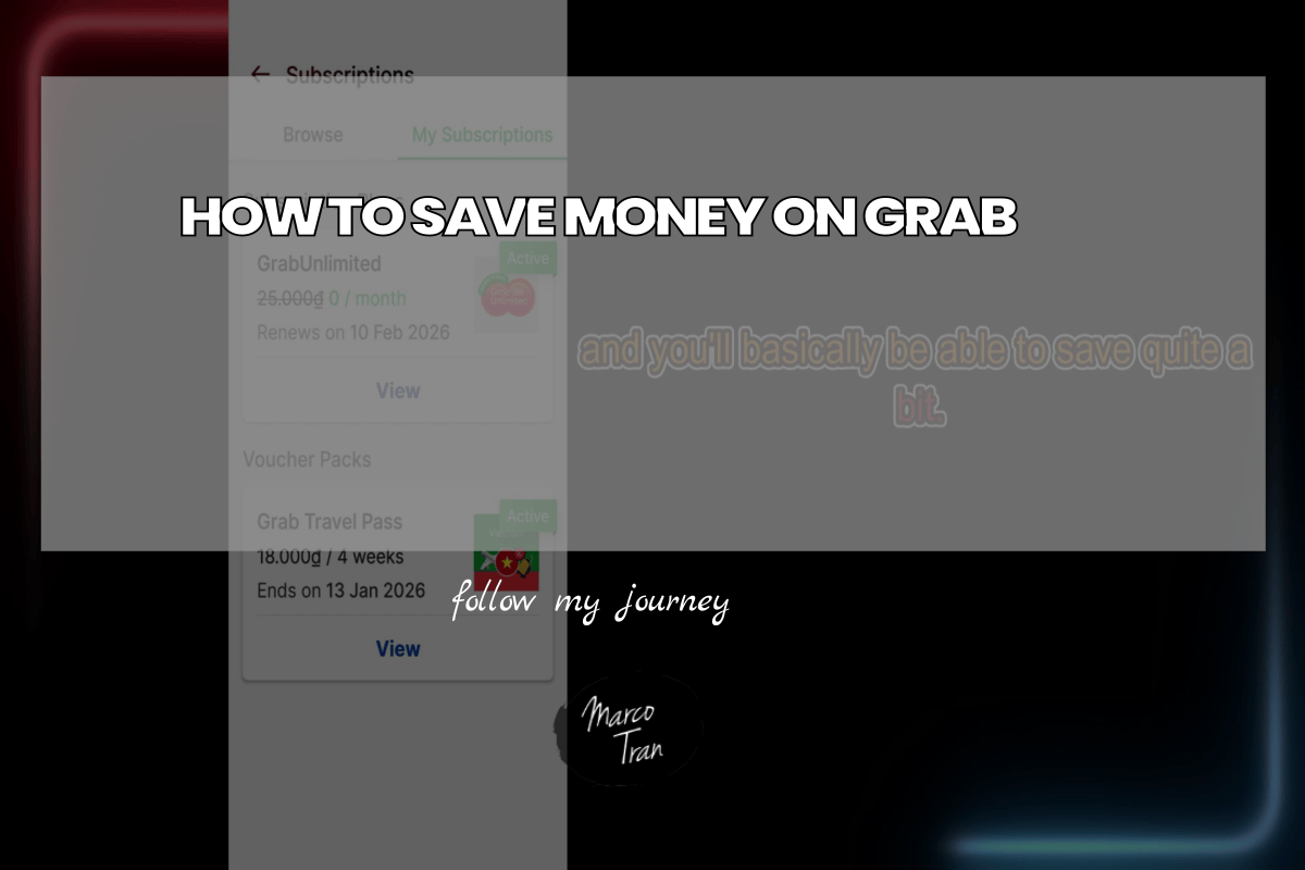HOW TO SAVE MONEY ON GRAB header