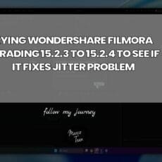 TRYING WONDERSHARE FILMORA UPGRADING 15.2.3 TO 15. header