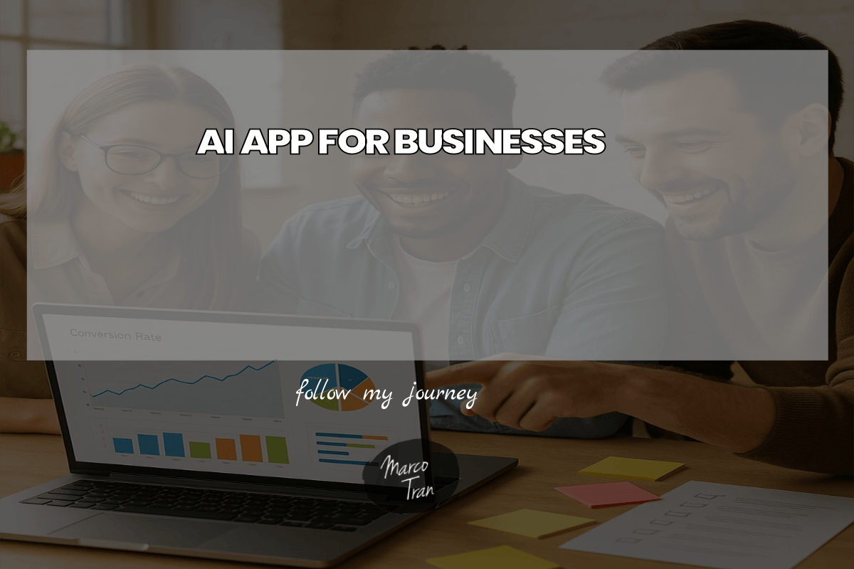 AI APP FOR BUSINESSES header