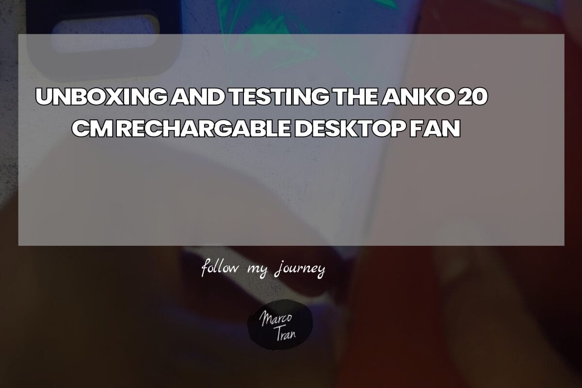 UNBOXING AND TESTING THE ANKO 20 CM RECHARGABLE DE header