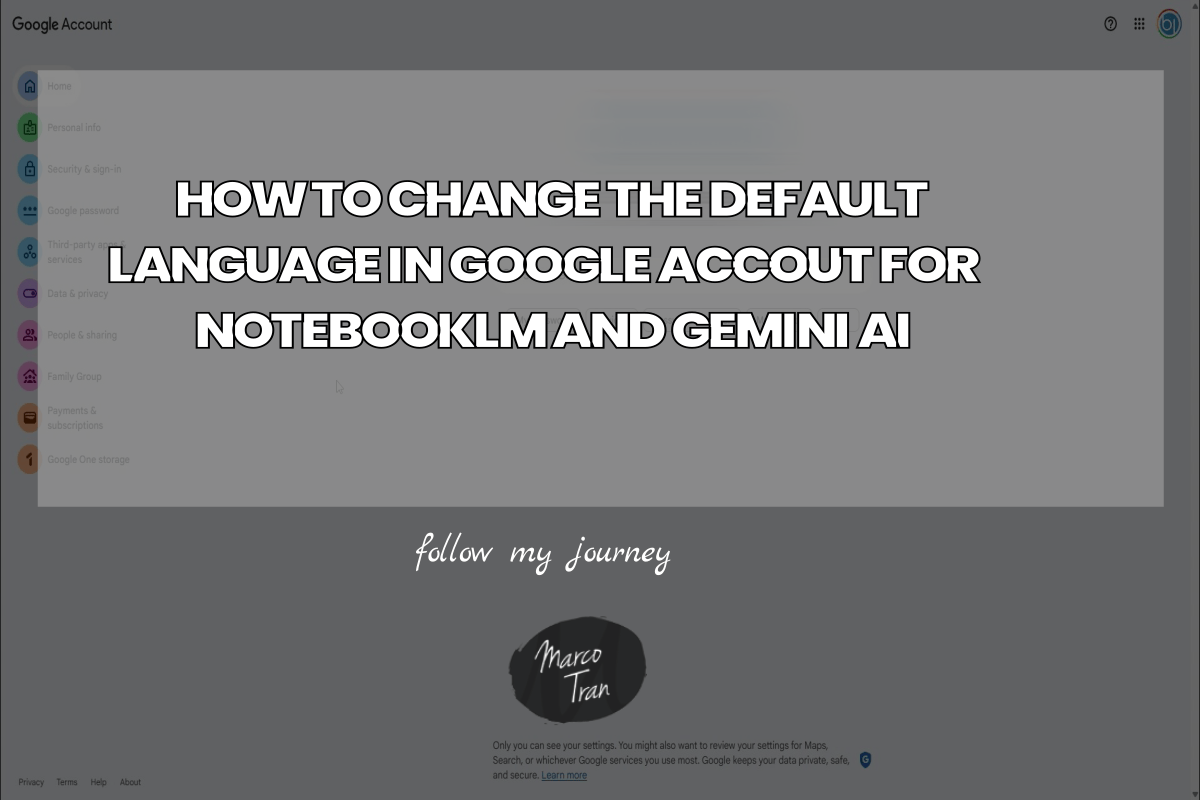 HOW TO CHANGE THE DEFAULT LANGUAGE IN GOOGLE ACCOU header