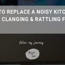 HOW TO REPLACE A NOISY KITCHEN TAP STOP CLANGING header 1