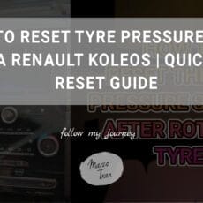 HOW TO RESET TYRE PRESSURE SENSORS ON A RENAULT KO header