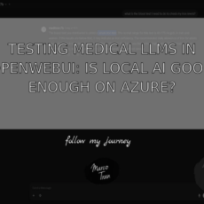 TESTING MEDICAL LLMS IN OPENWEBUI IS LOCAL AI GOOD header