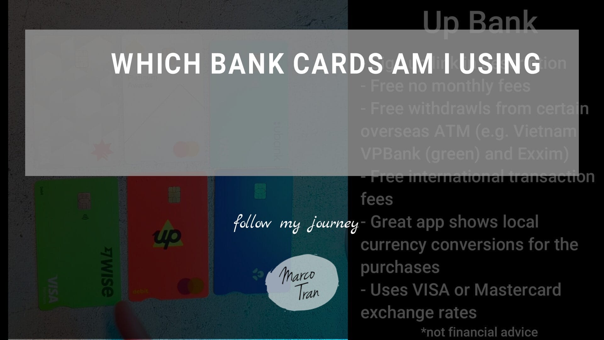 WHICH BANK CARDS AM I USING header